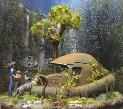 Sergio 'ente per ente' PALUMBO (and Alessandro LOI) - 0079- Gundam OneYearWar remains-  in 1-35 - vista laterale 1 